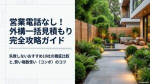 営業電話なし！外構の一括見積もりおすすめ10社と賢い複数使いのコツ