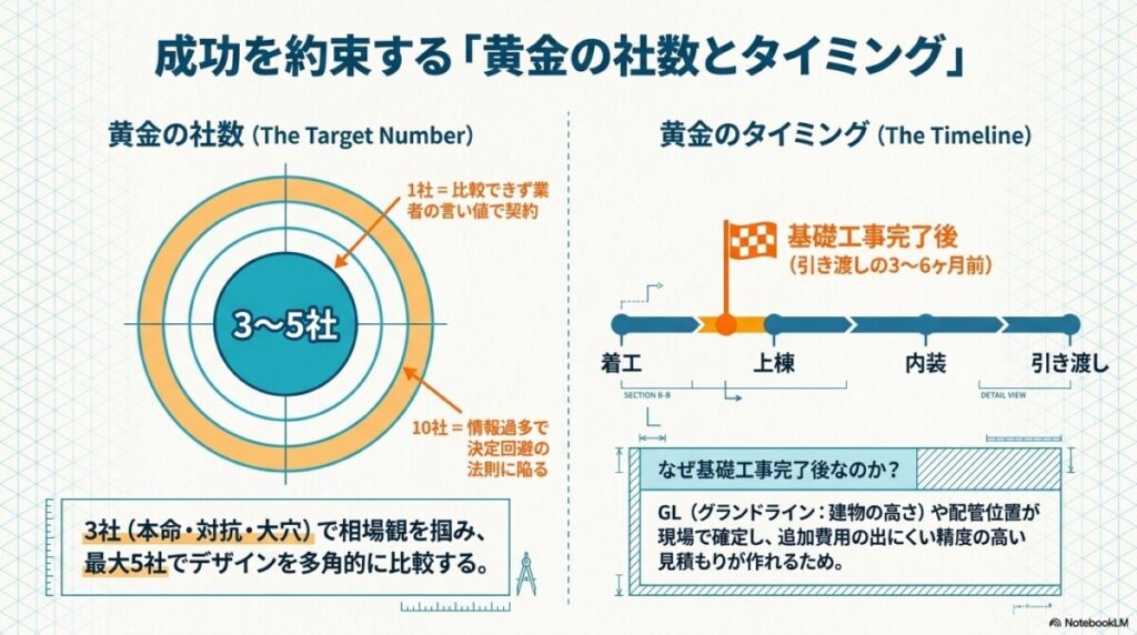 外構相見積もりのやり方：検索意図に答えるベストな社数とタイミング