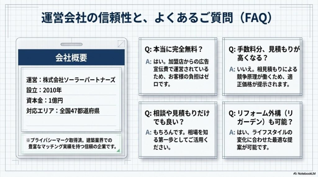 外構エクステリアパートナーズの基本情報一覧（サービス概要テーブル）