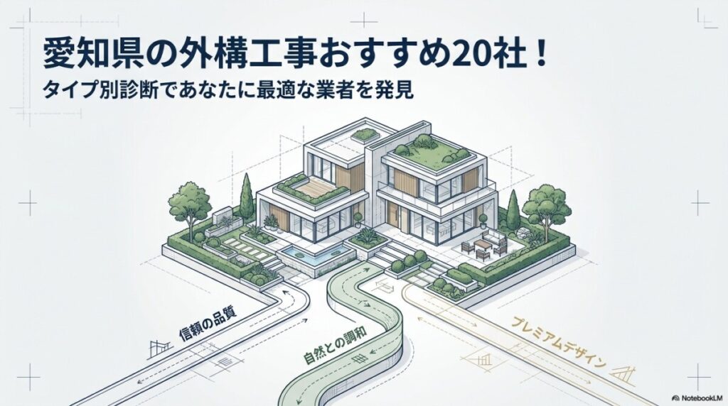 愛知県の外構工事おすすめ20社！タイプ別診断であなたに最適な業者を発見